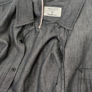 Rag & Bone Charcoal Button-Up Shirt Xl